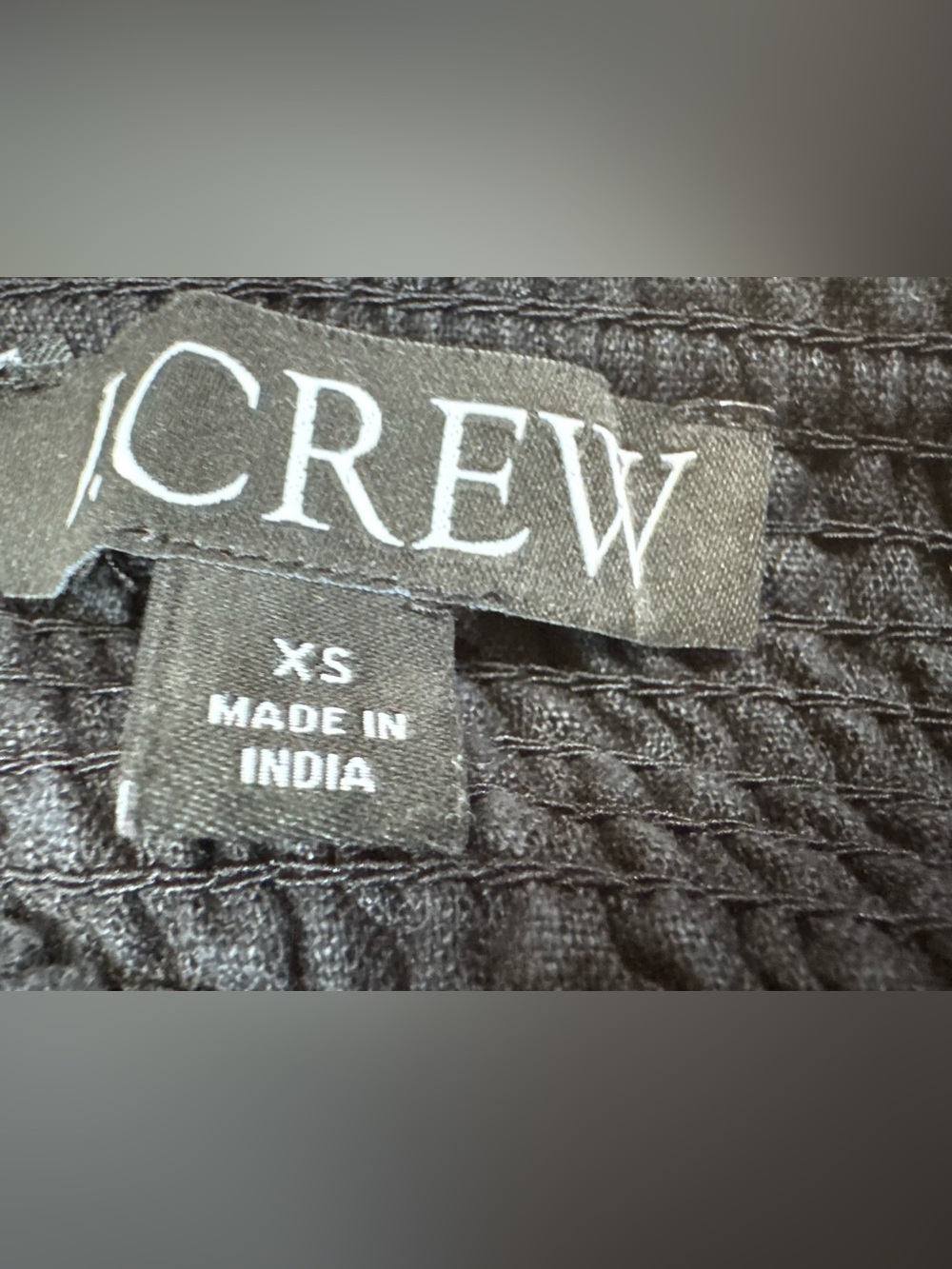 ❤️ J Crew XS 100% Linen Black Smocked Waist Flared Skirt Fully Classic Lined (B7 - Picture 4 of 5